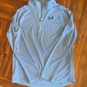 Under Armour Men's Light Blue Quarter-Zip Pullover